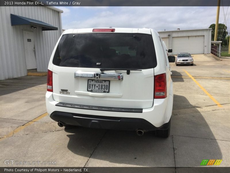Taffeta White / Gray 2013 Honda Pilot EX-L