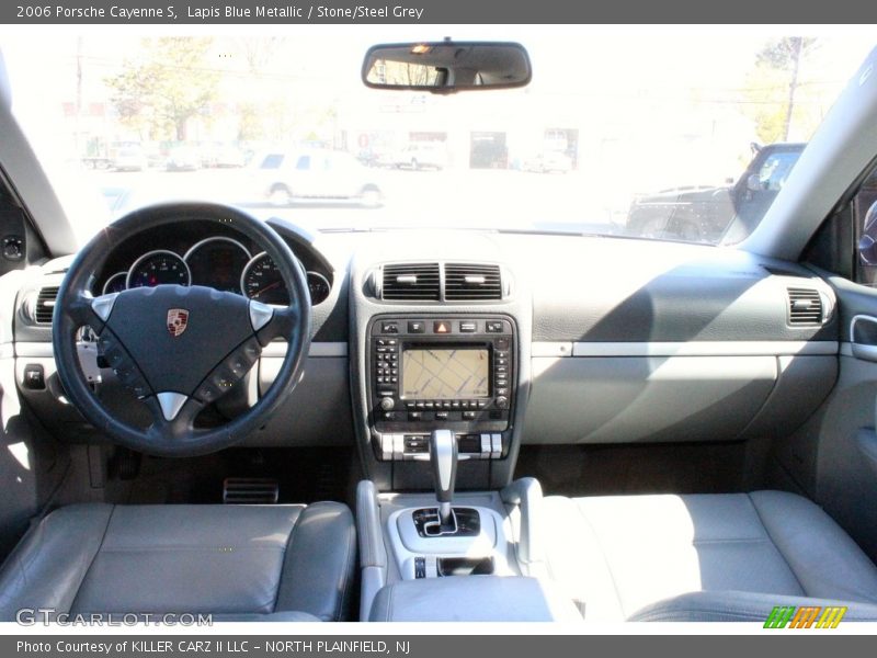 Lapis Blue Metallic / Stone/Steel Grey 2006 Porsche Cayenne S