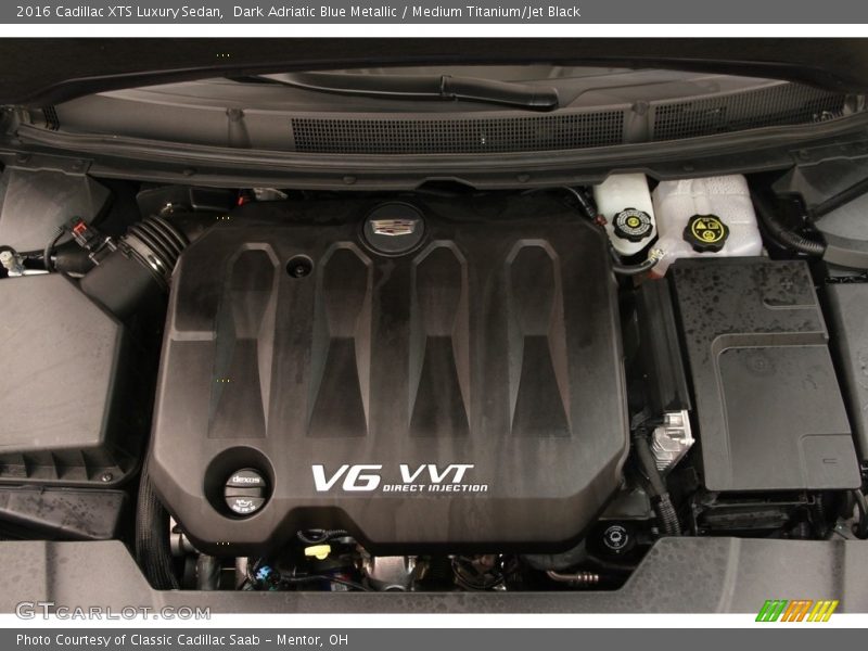 Dark Adriatic Blue Metallic / Medium Titanium/Jet Black 2016 Cadillac XTS Luxury Sedan