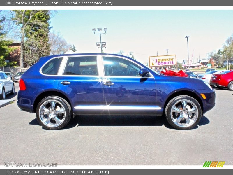Lapis Blue Metallic / Stone/Steel Grey 2006 Porsche Cayenne S