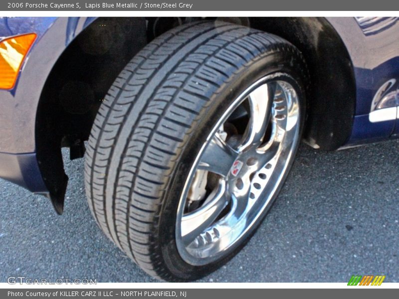 Lapis Blue Metallic / Stone/Steel Grey 2006 Porsche Cayenne S