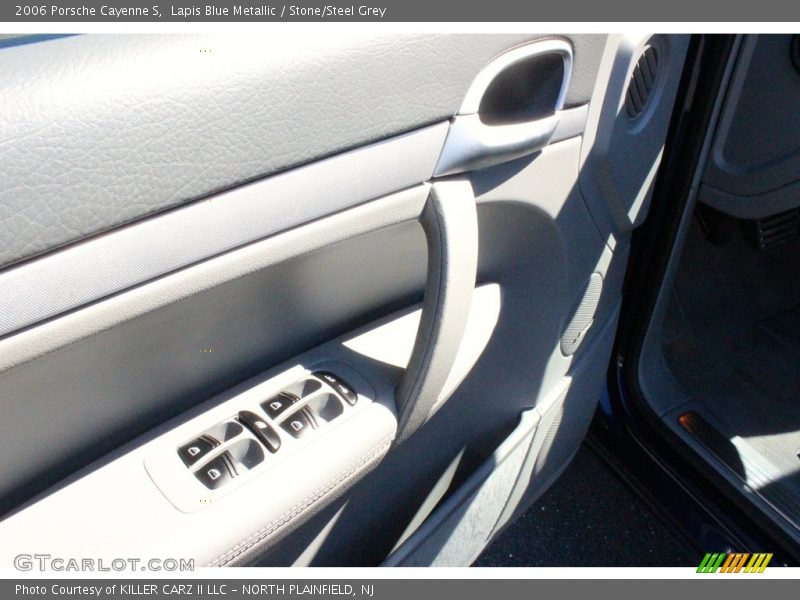 Lapis Blue Metallic / Stone/Steel Grey 2006 Porsche Cayenne S