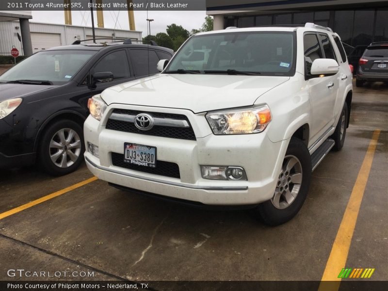 Blizzard White Pearl / Black Leather 2011 Toyota 4Runner SR5