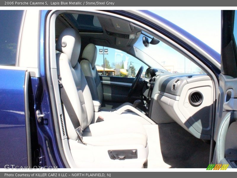 Lapis Blue Metallic / Stone/Steel Grey 2006 Porsche Cayenne S