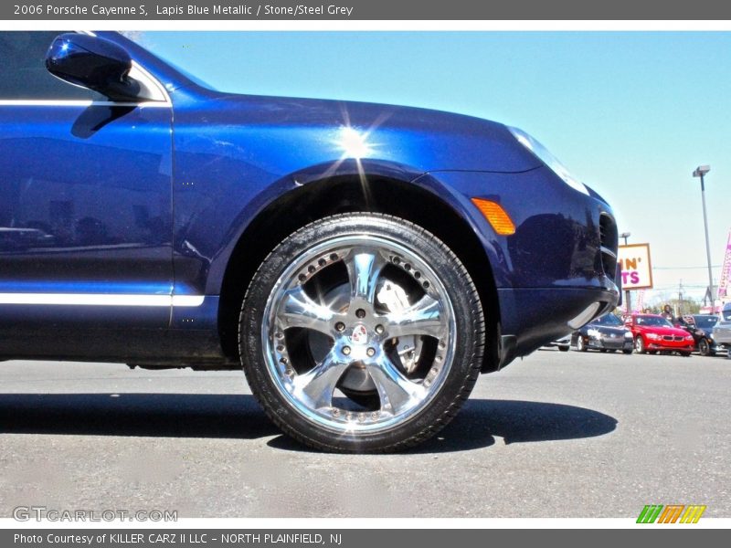 Lapis Blue Metallic / Stone/Steel Grey 2006 Porsche Cayenne S