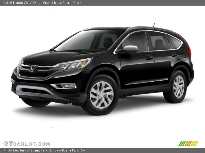 Crystal Black Pearl / Black 2016 Honda CR-V EX-L
