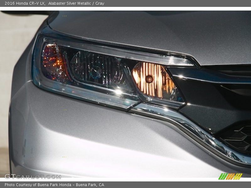 Alabaster Silver Metallic / Gray 2016 Honda CR-V LX