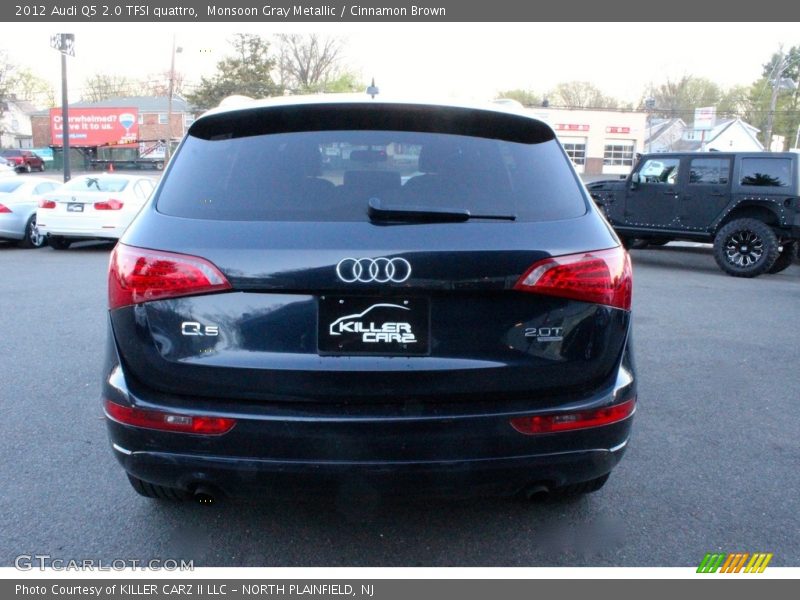 Monsoon Gray Metallic / Cinnamon Brown 2012 Audi Q5 2.0 TFSI quattro