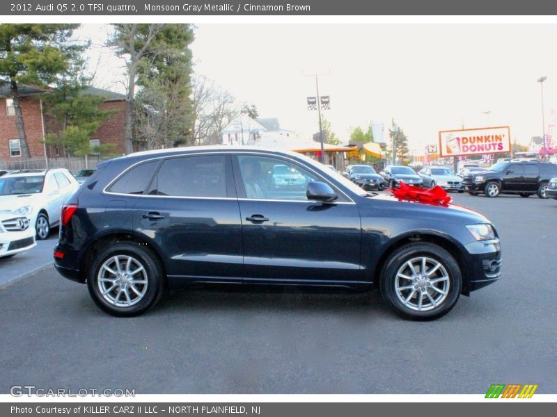 Monsoon Gray Metallic / Cinnamon Brown 2012 Audi Q5 2.0 TFSI quattro