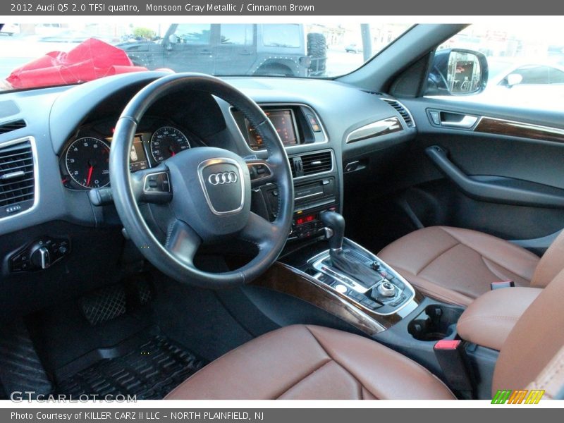 Monsoon Gray Metallic / Cinnamon Brown 2012 Audi Q5 2.0 TFSI quattro