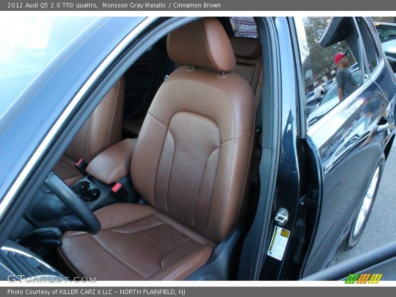 Monsoon Gray Metallic / Cinnamon Brown 2012 Audi Q5 2.0 TFSI quattro