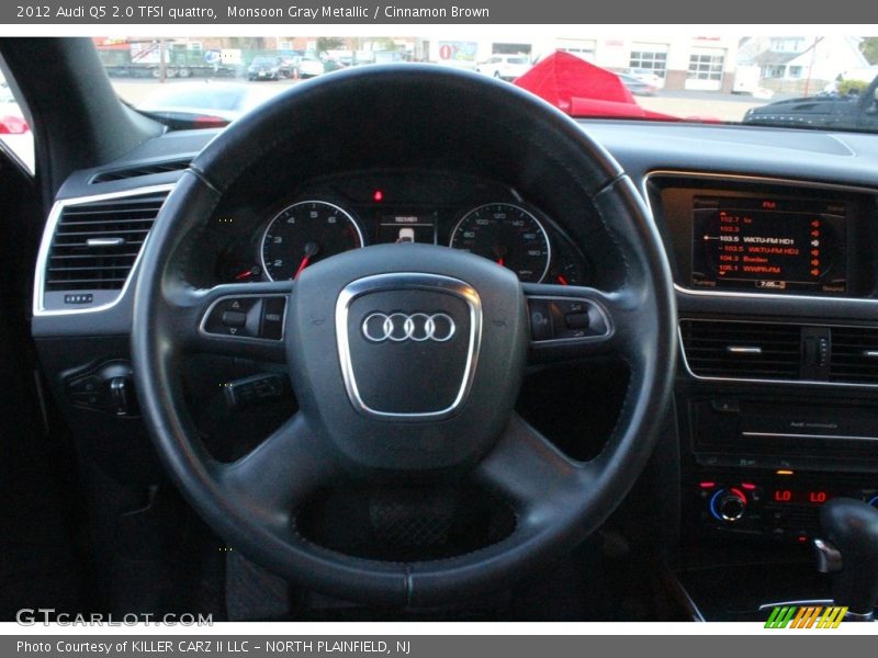 Monsoon Gray Metallic / Cinnamon Brown 2012 Audi Q5 2.0 TFSI quattro