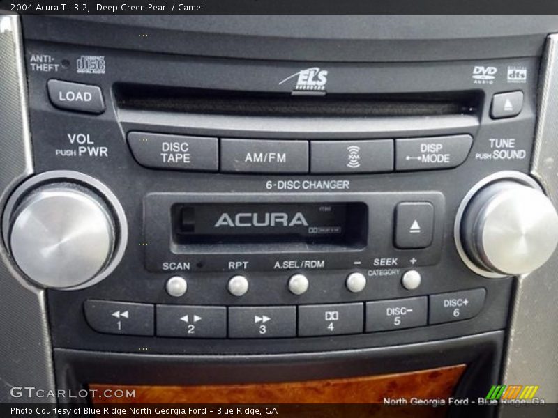 Deep Green Pearl / Camel 2004 Acura TL 3.2