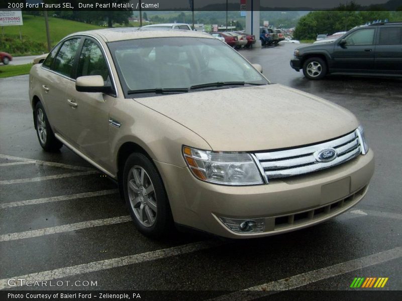 Dune Pearl Metallic / Camel 2008 Ford Taurus SEL