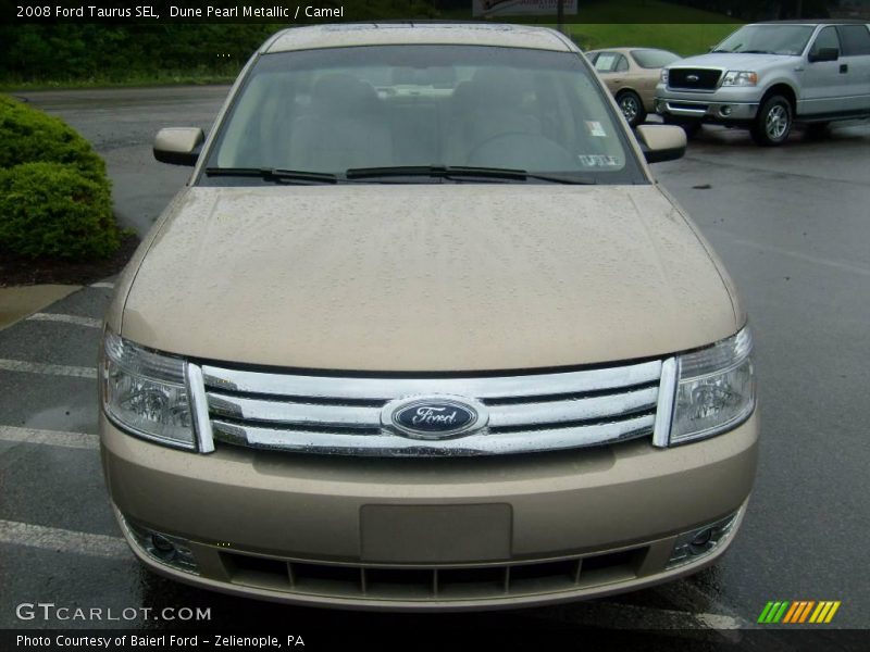 Dune Pearl Metallic / Camel 2008 Ford Taurus SEL