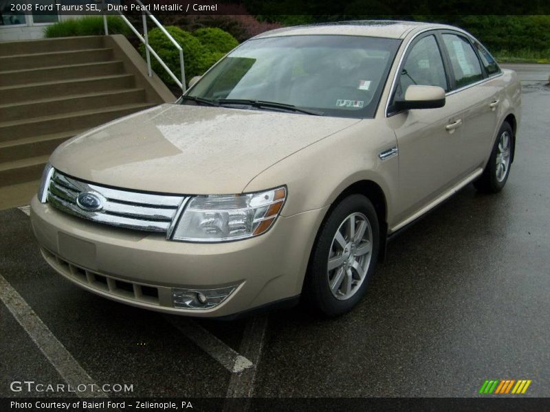 Dune Pearl Metallic / Camel 2008 Ford Taurus SEL