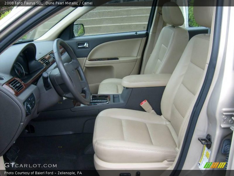 Dune Pearl Metallic / Camel 2008 Ford Taurus SEL