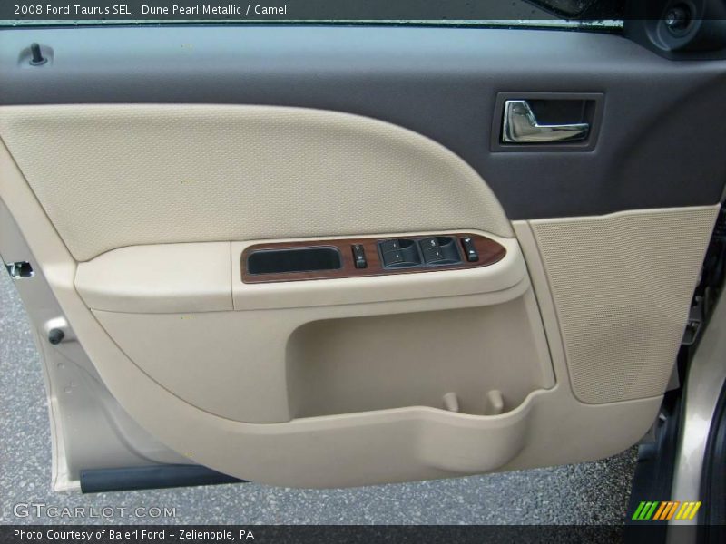 Dune Pearl Metallic / Camel 2008 Ford Taurus SEL