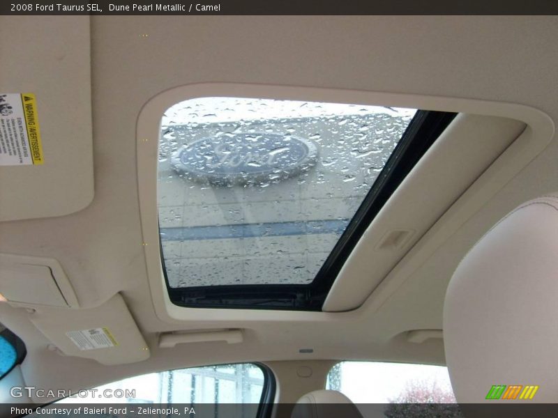 Dune Pearl Metallic / Camel 2008 Ford Taurus SEL