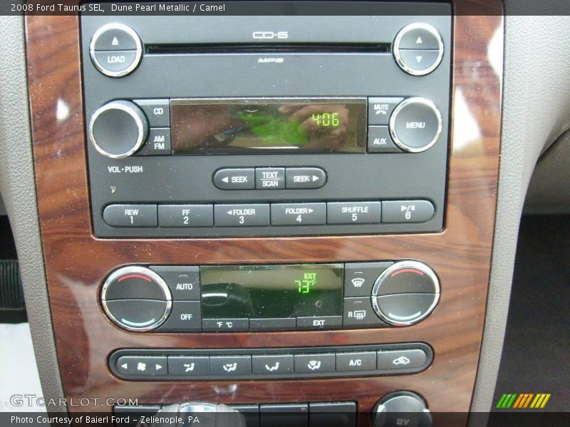 Dune Pearl Metallic / Camel 2008 Ford Taurus SEL