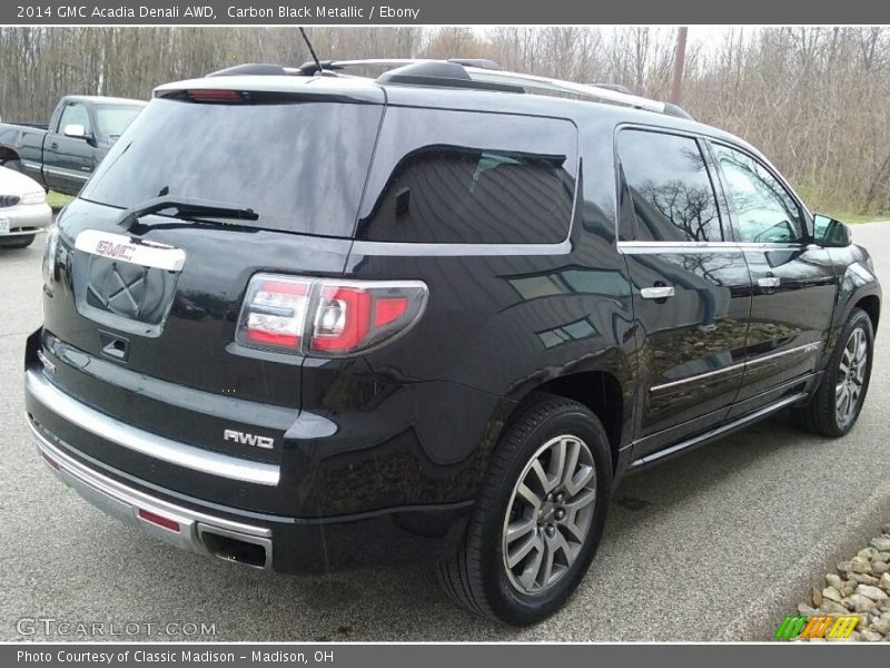 Carbon Black Metallic / Ebony 2014 GMC Acadia Denali AWD