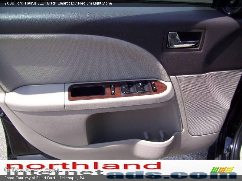 Black Clearcoat / Medium Light Stone 2008 Ford Taurus SEL