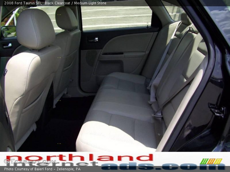 Black Clearcoat / Medium Light Stone 2008 Ford Taurus SEL