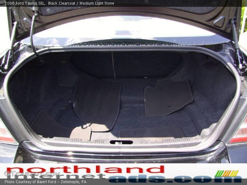 Black Clearcoat / Medium Light Stone 2008 Ford Taurus SEL