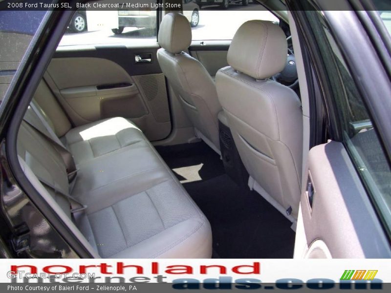 Black Clearcoat / Medium Light Stone 2008 Ford Taurus SEL