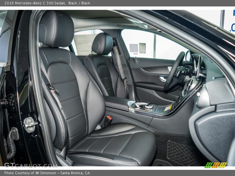 Black / Black 2016 Mercedes-Benz C 300 Sedan
