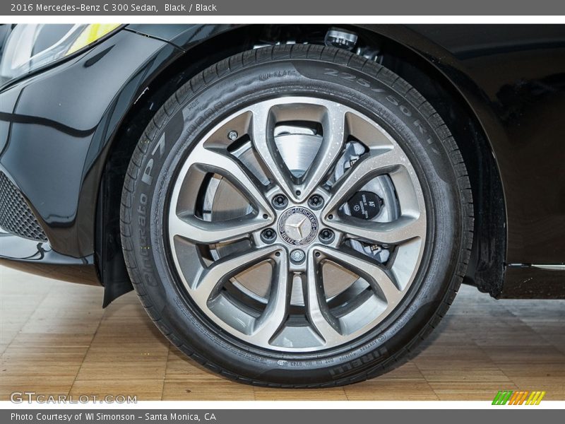 Black / Black 2016 Mercedes-Benz C 300 Sedan