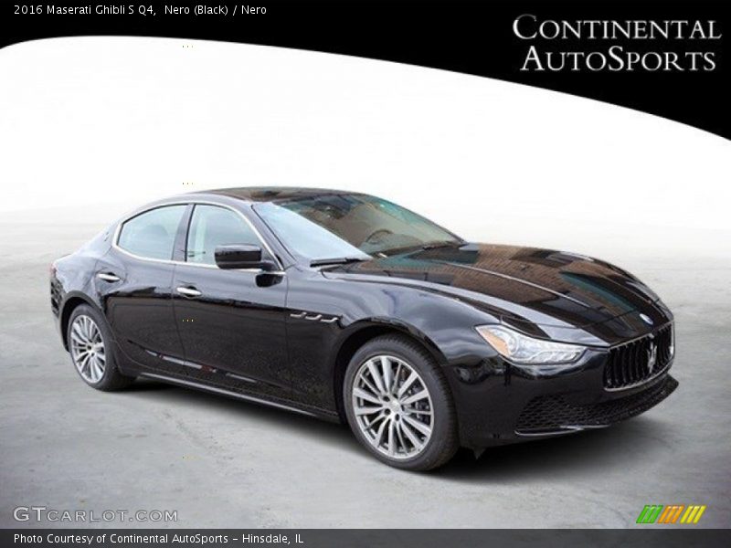 Nero (Black) / Nero 2016 Maserati Ghibli S Q4