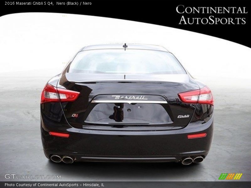 Nero (Black) / Nero 2016 Maserati Ghibli S Q4