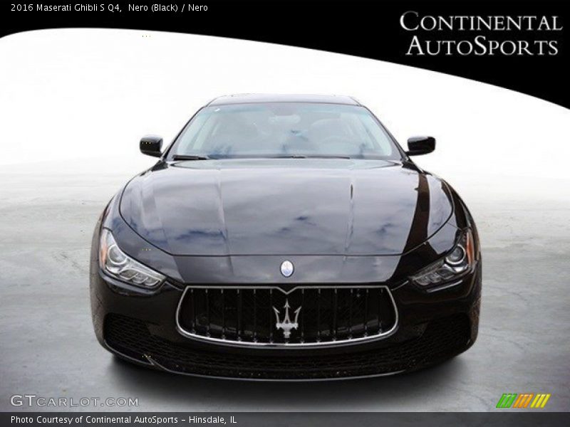 Nero (Black) / Nero 2016 Maserati Ghibli S Q4