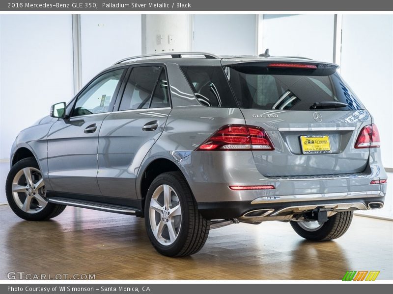 Palladium Silver Metallic / Black 2016 Mercedes-Benz GLE 350