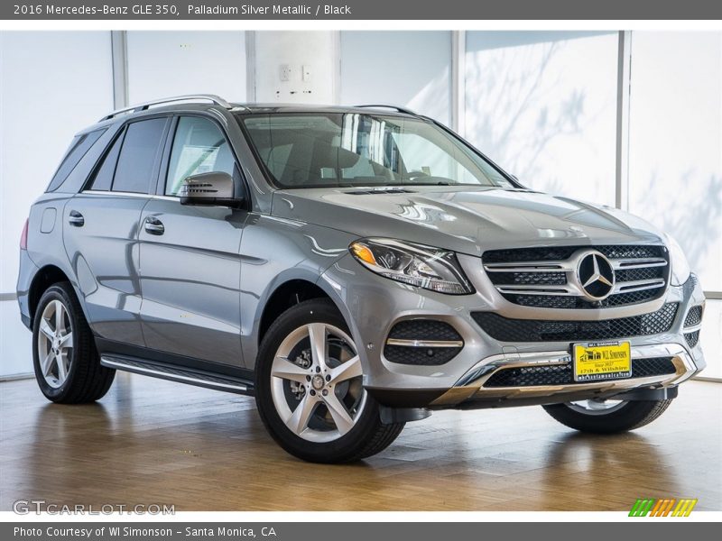 Palladium Silver Metallic / Black 2016 Mercedes-Benz GLE 350