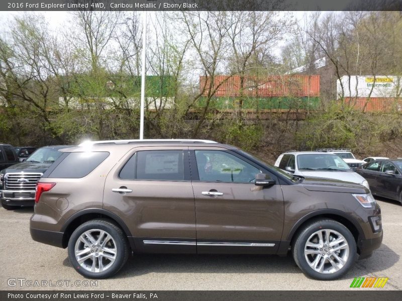 Caribou Metallic / Ebony Black 2016 Ford Explorer Limited 4WD