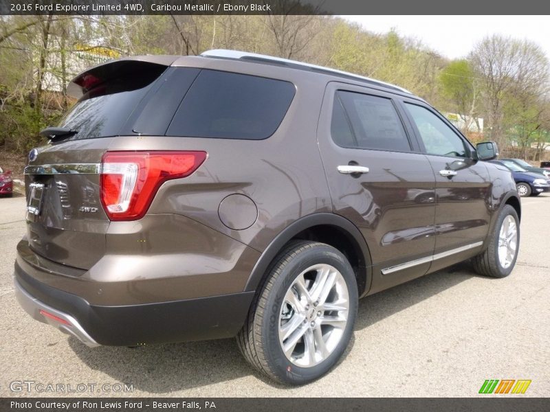 Caribou Metallic / Ebony Black 2016 Ford Explorer Limited 4WD