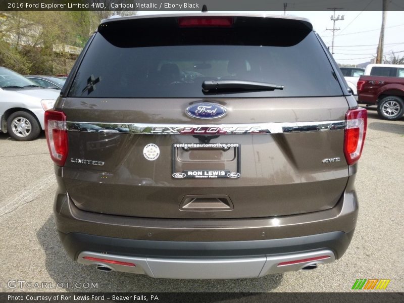 Caribou Metallic / Ebony Black 2016 Ford Explorer Limited 4WD