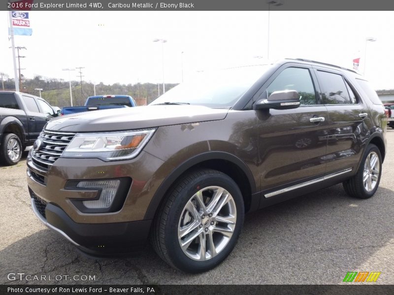 Caribou Metallic / Ebony Black 2016 Ford Explorer Limited 4WD