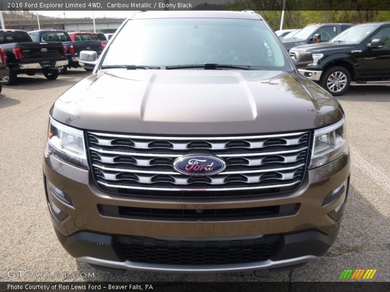 Caribou Metallic / Ebony Black 2016 Ford Explorer Limited 4WD