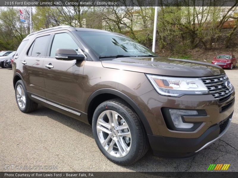 Caribou Metallic / Ebony Black 2016 Ford Explorer Limited 4WD
