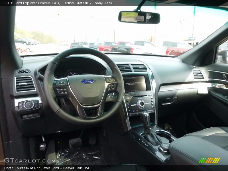 Caribou Metallic / Ebony Black 2016 Ford Explorer Limited 4WD