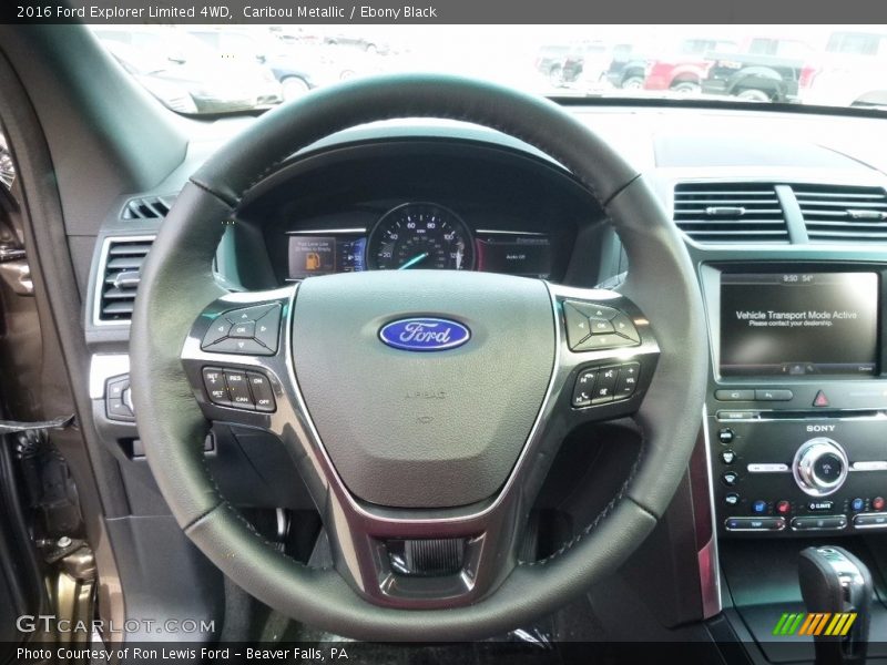 Caribou Metallic / Ebony Black 2016 Ford Explorer Limited 4WD