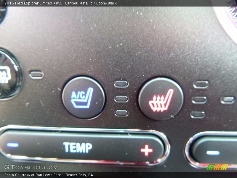 Caribou Metallic / Ebony Black 2016 Ford Explorer Limited 4WD