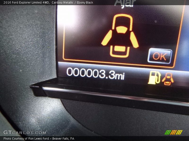 Caribou Metallic / Ebony Black 2016 Ford Explorer Limited 4WD