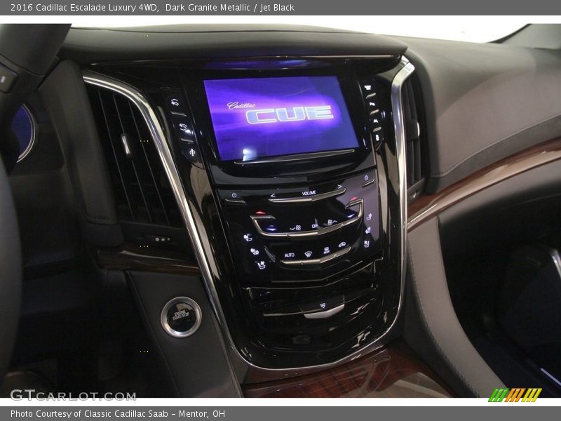 Dark Granite Metallic / Jet Black 2016 Cadillac Escalade Luxury 4WD