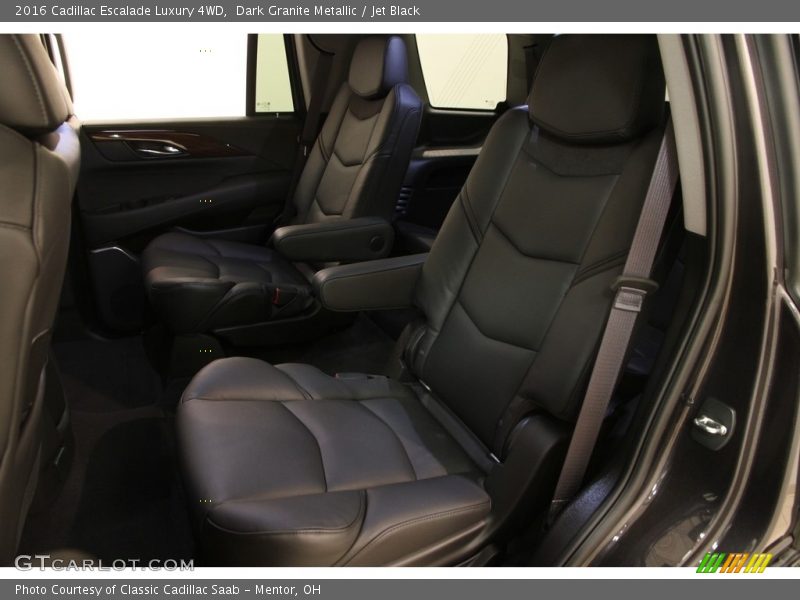 Rear Seat of 2016 Escalade Luxury 4WD