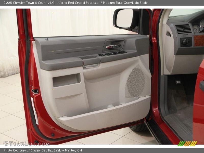 Inferno Red Crystal Pearlcoat / Medium Slate Gray/Light Shale 2008 Chrysler Town & Country LX