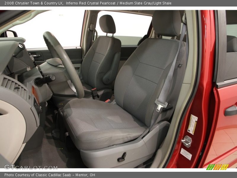 Inferno Red Crystal Pearlcoat / Medium Slate Gray/Light Shale 2008 Chrysler Town & Country LX